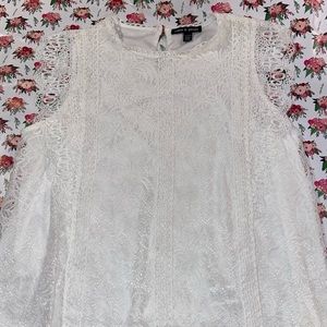 Cable and Gauge Lace Crochet top